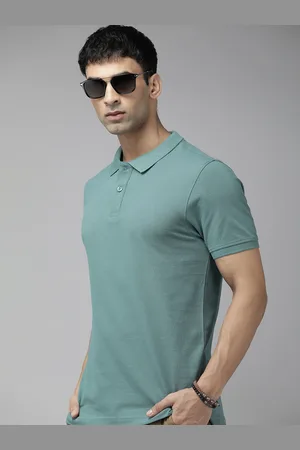 Roadster The Life Co. Men Polo Collar Pure Cotton T-shirt