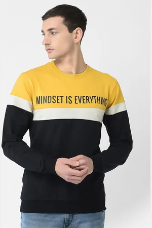 Crimsoune Club Men Colourblocked Sweatshirt