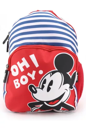 Disney Unisex Kids Red & White Mickey Mouse Graphic Backpack