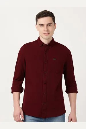 Lee Men Slim Fit Button Down Collar Cotton Casual Shirt