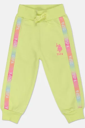 Ralph Lauren Girls Printed Pure Cotton Joggers