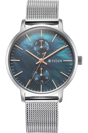 Titan Women Stainless Steel Bracelet Style Straps Analogue Watch 95143SM01