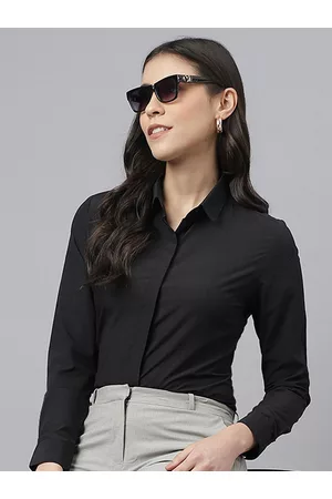 English Navy Women Formal Shirt