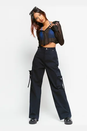 FREAKINS Women Relaxed Fit High-Rise Pure Cotton Jeans