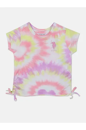 Ralph Lauren Girls Tie and Dye Pure Cotton T-shirt