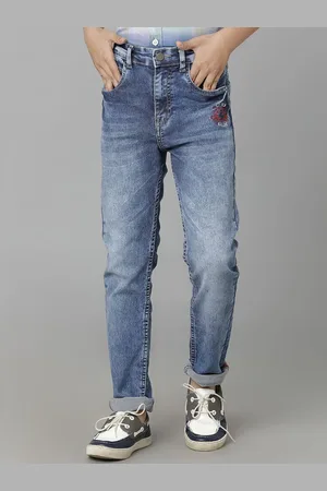 UNDER FOURTEEN ONLY Boys Heavy Fade Cotton Jeans