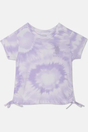 Ralph Lauren Girls Pure Cotton Tie and Dye T-shirt