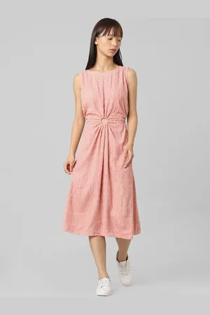 ONLY Boat Neck A-Line Midi Dress