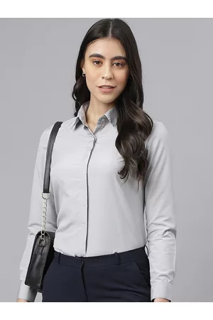 English Navy Women Formal Shirt