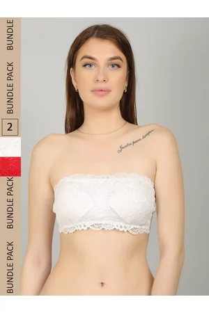 N-Gal Gold-Toned Solid Non-Wired Lightly Padded Stick-On Bra