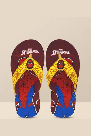 Kidsville Boys Spiderman Printed Rubber Thong Flip-Flops