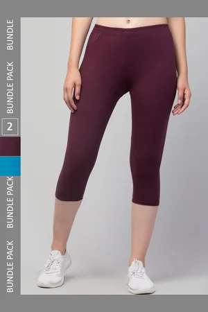 Apraa & Parma Clothing Women Pack Of 2 Cotton Skinny Fit Capris
