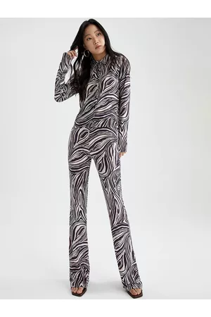 DeFacto Women Printed Trousers