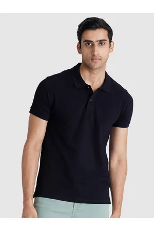 Celio Men Polo Collar Cotton T-shirt