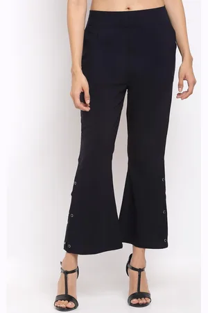 NEUDIS Women Classic Pleated Cotton Parallel Trousers