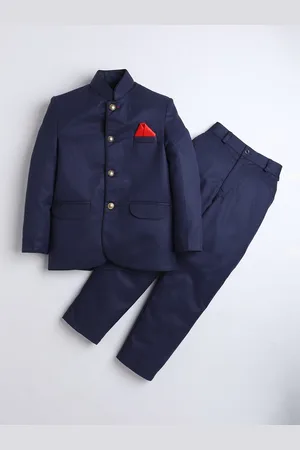 DKGF FASHION Boys 2-Piece Single-Breasted Suit Set