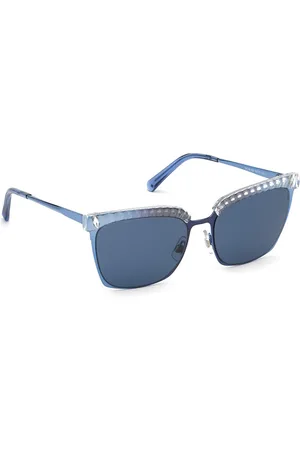 Swarovski Women Square Sunglasses with UV Protected Lens SK0196 55 92V
