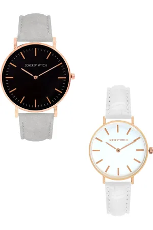 Joker & Witch Unisex Bette & Lina Couple Watch Gift Set JWCW125