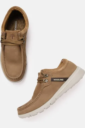 Woodland Men Leather Sneakers
