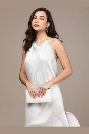 Calvin Klein Halter Neck A-Line Dress