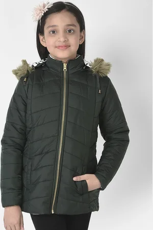 Crimsoune Club Girls Hooded Padded Jacket