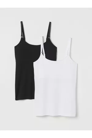 H&M White & Black Mama 2-Pack Nursing Tops