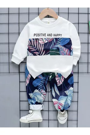Googo Gaaga Boys Printed Pure Cotton T-shirt with Trouser