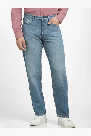 SELECTED Men Relaxed Fit Heavy Fade Cotton Jeans