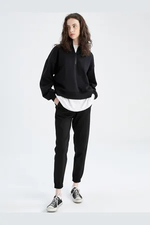 DeFacto Women Mid Rise Regular Fit Joggers