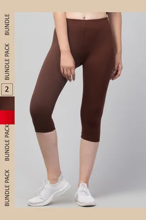 Apraa & Parma Clothing Women Pack of 2 Skinny Fit Cotton Capris