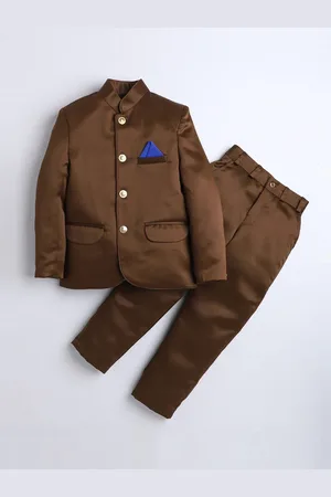 DKGF FASHION Boys 2-Piece Single-Breasted Suit