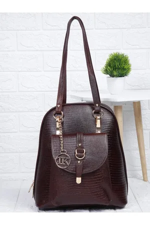 Teakwood Leathers Textured Non Padded Backpack