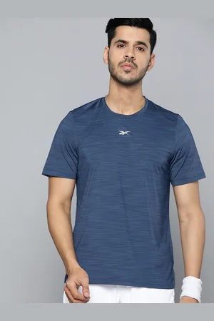 Reebok Men Blue TS Activchill Graphic T-shirt