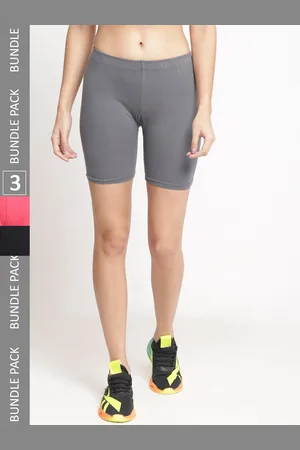 Jinfo Women Pack Of 3 Cycling Sports Shorts