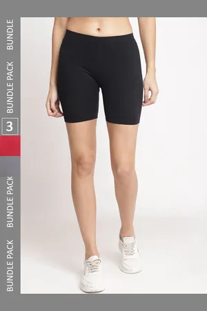 Jinfo Women Pack Of 3 Cycling Sports Shorts