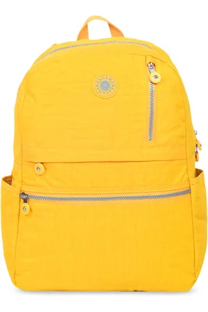 Tommy Bahama Crinkle Unisex Yellow Solid Backpack