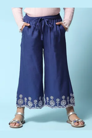 Biba Girls Embroidered Smart Slim Fit Trousers