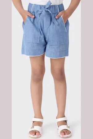 Fabindia Girls Blue Shorts