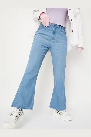 Max Collection Women Clean Look Cotton Bootcut Jeans