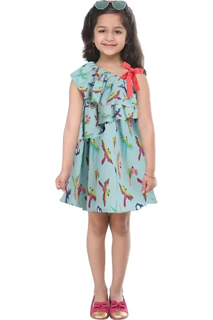 Kids On Board Girls Floral Pure Cotton Dress