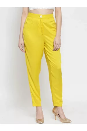 Sera Women Mid-Rise Pleated Cigarette Trousers