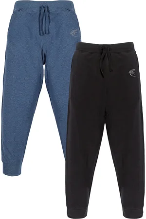 KiddoPanti Kids Pack Of 2 Pure Cotton Track Pant
