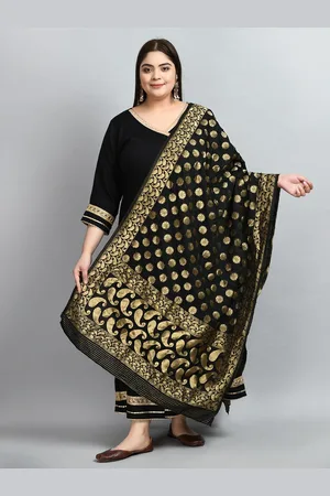 DesiNoor Ethnic Motifs Woven Design Dupatta
