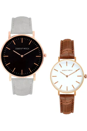Joker & Witch Scott & Kira Couple Watch Gift Set JWCW190