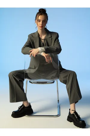 DeFacto Women Notched Lapel Single Breasted Blazer