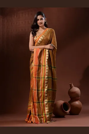 Charukriti Pure Cotton Saree