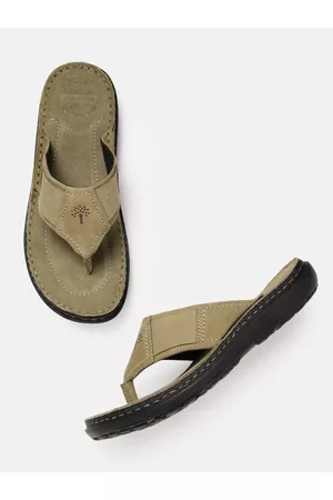 Woodland Men Nubuck Leather Comfort Sandals