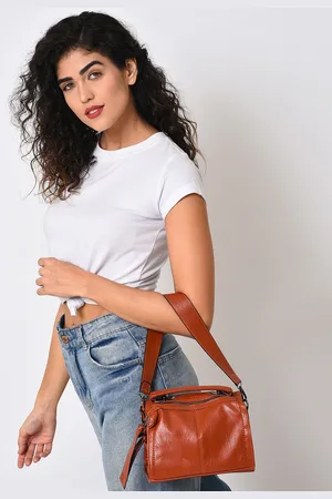 Campus Sutra Structured Shoulder Bag with Quilted