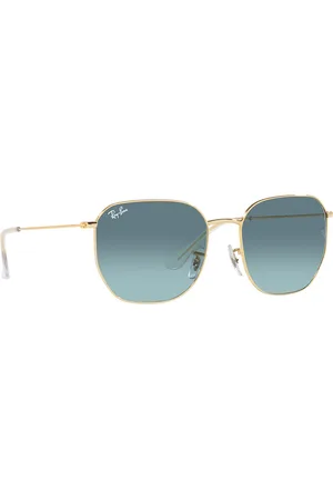 Ray-Ban Unisex Gradient Blue Lens Irregular Sunglasses - 0RB3695I001/3M55