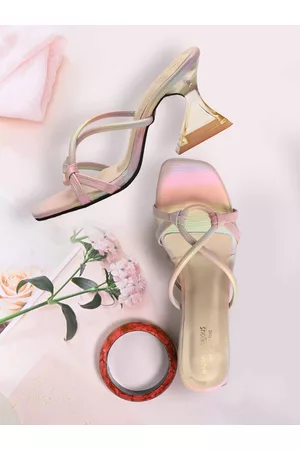 madam glorious Block Heels With Bows